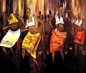 Upjohn - danzatori africani