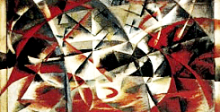 Velocit astratta + rumore - Giacomo Balla