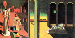 Le muse inquietanti - La Piazza d'Italia - G. De Chirico